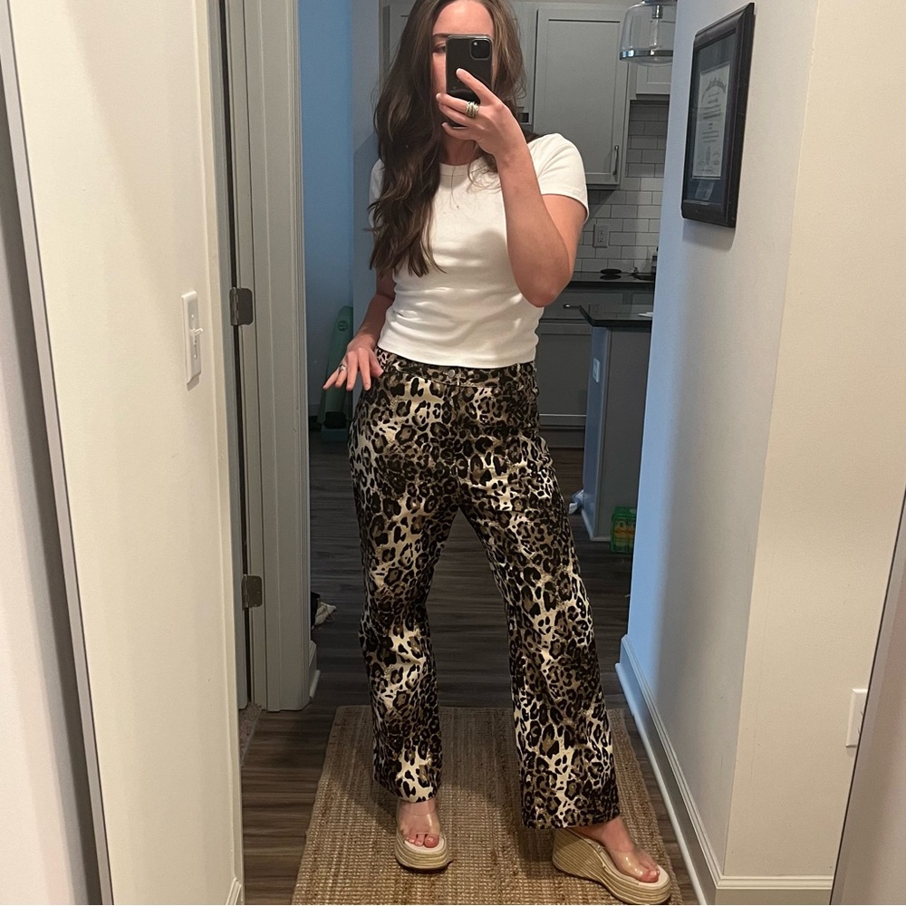 Papermoon Leopard Jeans